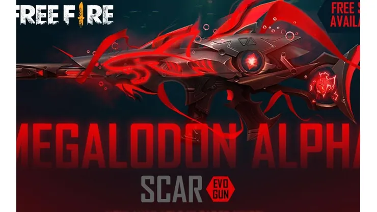 Garena lanza su nueva arma Legendaria de Free Fire: Megalodon Alpha