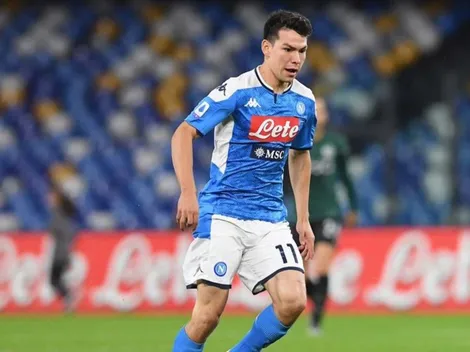 Hirving Lozano la punteó y Napoli supera por 3-1 a Cagliari
