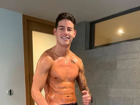 Las volvió locas: esta es la primera foto que compartió James en 2021