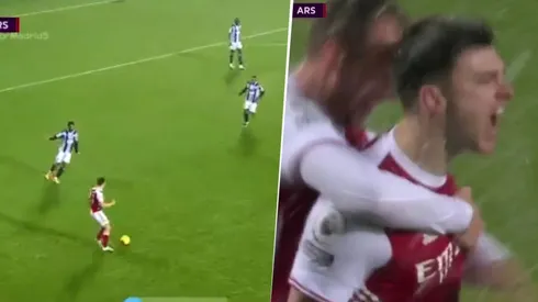 Levantó la cabeza, no vio a nadie y arrancó: el golazo de Tierney con Arsenal