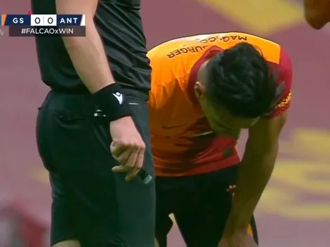 Interminable pesadilla: primer partido de 2021 y Falcao se volvió lesionar