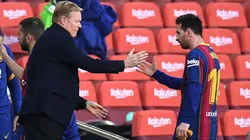 A Koeman le preguntaron si en Barcelona todavía sigue habiendo Messidependencia