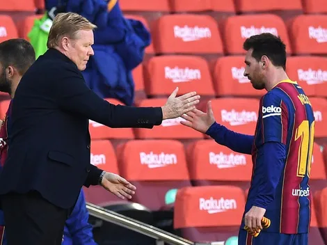 A Koeman le preguntaron si en Barcelona todavía sigue habiendo Messidependencia