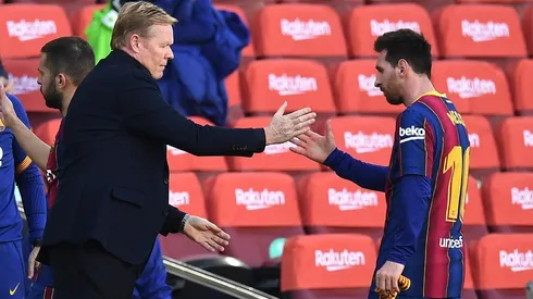 A Koeman le preguntaron si en Barcelona todavía sigue habiendo Messidependencia