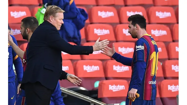 A Koeman le preguntaron si en Barcelona todavía sigue habiendo Messidependencia