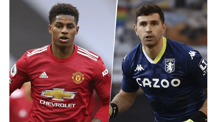 Manchester United vs. Aston Villa por la Premier League.