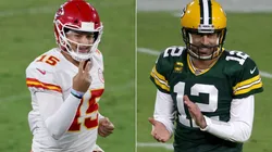 Patrick Mahomes y Aaron Rodgers