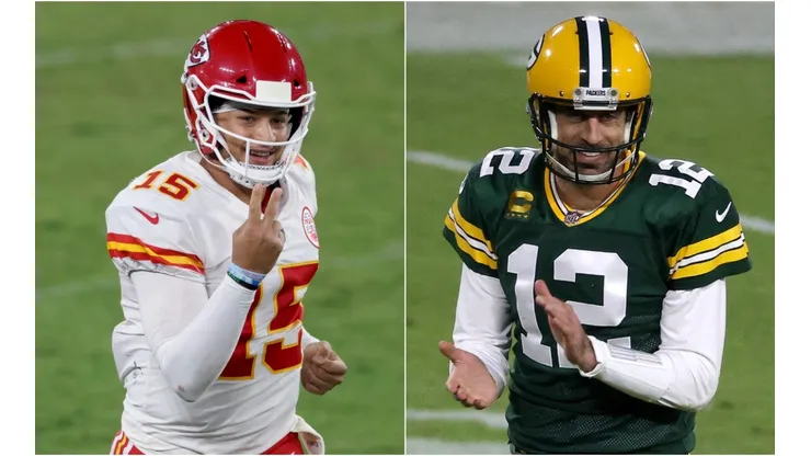 Patrick Mahomes y Aaron Rodgers