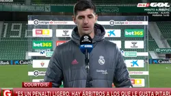 El 2020 no para de sorprendernos: Courtois se quejó del árbitro