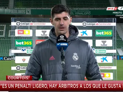 El 2020 no para de sorprendernos: Courtois se quejó del árbitro