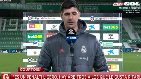 El 2020 no para de sorprendernos: Courtois se quejó del árbitro