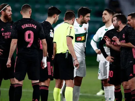 Real Madrid no pudo con el Elche de los argentinos y casi lo pierde
