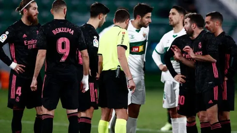 Real Madrid no pudo con el Elche de los argentinos y casi lo pierde