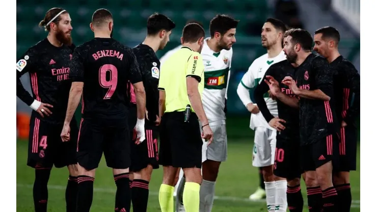 Real Madrid no pudo con el Elche de los argentinos y casi lo pierde