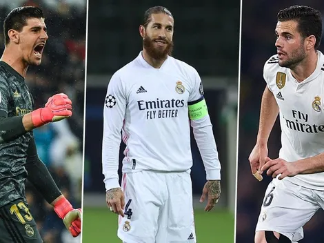 Sergio Ramos quiso burlarse de Courtois y terminó siendo trolleado por Nacho Fernández y el belga