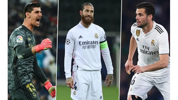 Sergio Ramos quiso burlarse de Courtois y terminó siendo trolleado por Nacho Fernández y el belga