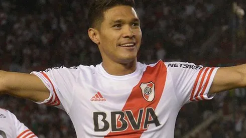 Teo supo vestir los colores de La Banda desde mitad del 2013 hasta mediados del 2015 (Foto: @RiverPlate)