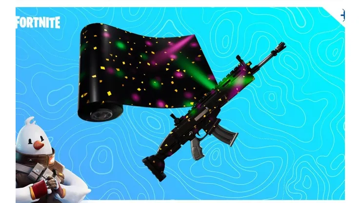 Como conseguir el papel camuflaje Confeti en Fortnite