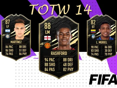 Este es el TOTW 14 del Ultimate Team del FIFA 21 ¡Rashford SIF!