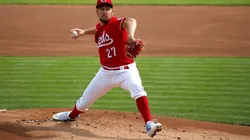 Trevor Bauer jugó en 2020 por Cincinnati Reds