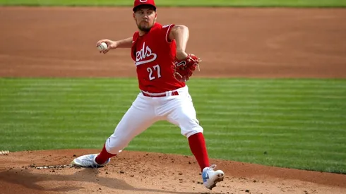 Trevor Bauer jugó en 2020 por Cincinnati Reds