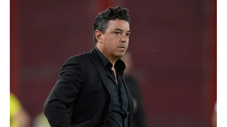 La primera formación que Gallardo paró pensando en Boca