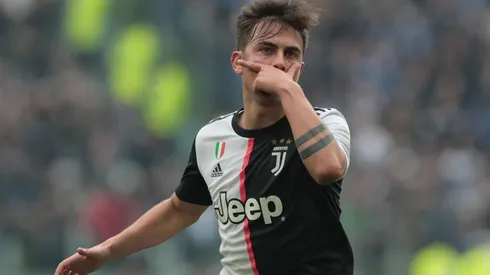 Paulo Dybala durante un partido de Juventus.