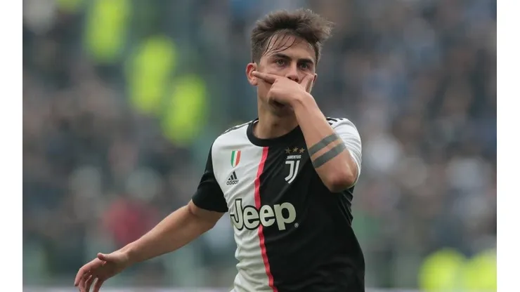 Paulo Dybala durante un partido de Juventus.