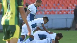 El festejo de los jugadores de Rosario Central