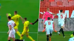 Todo argentino: mano de Foyth, penal para Sevilla y gol de Ocampos