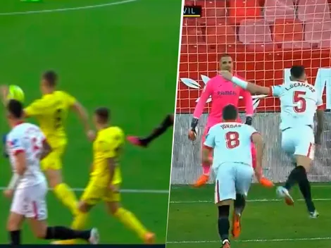 Todo argentino: mano de Foyth, penal para Sevilla y gol de Ocampos