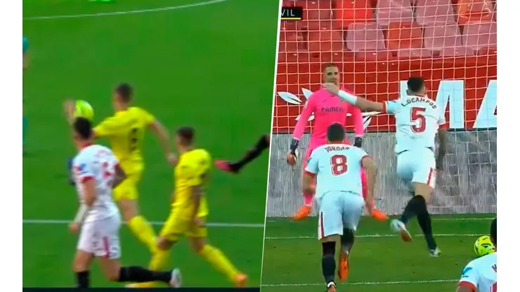 Todo argentino: mano de Foyth, penal para Sevilla y gol de Ocampos