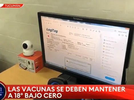 Video: un 'failed' en un dispositivo de las cajas de las vacunas causó confusión en vivo