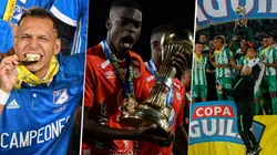 Nacional, Millonarios y América, los clubes más laureados de la Liga colombiana.