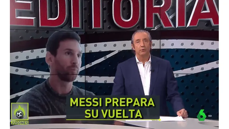 Pedrerol saca a la luz el supuesto plan de Messi: "Fíjense en un detalle muy importante"