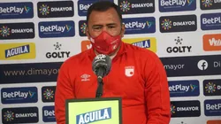 Harold Rivera, DT de Independiente Santa Fe.