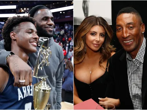 LeBron James explota por supuesto romance entre su hijo y la ex de Pippen