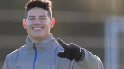 James Rodríguez, jugador del Everton de Inglaterra.