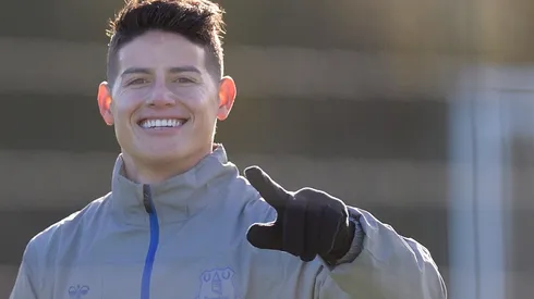 James Rodríguez, jugador del Everton de Inglaterra.
