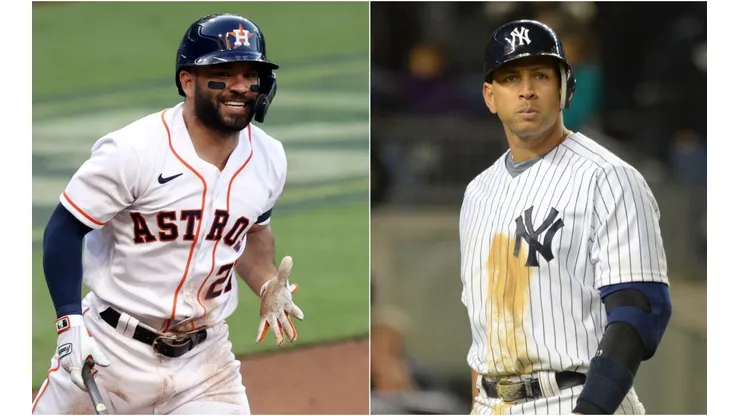 José Altuve y Alex Rodríguez