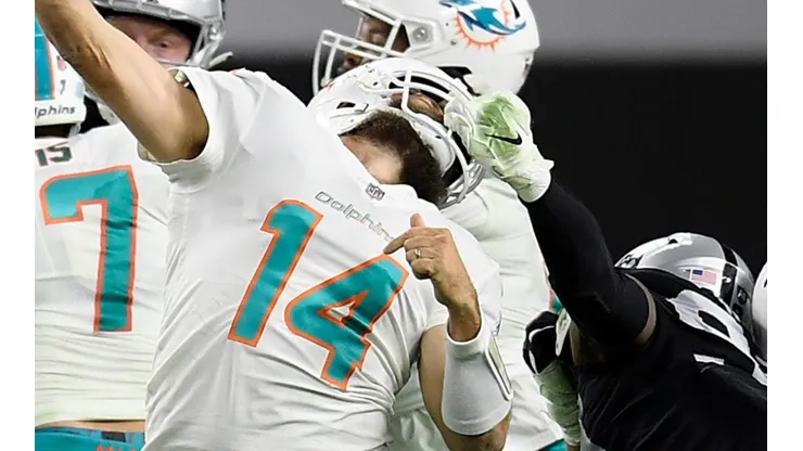 Ryan Fitzpatrick, quarterback de los Dolphins