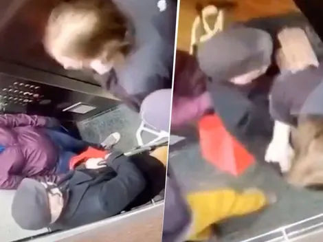 Video viral: este anciano le pegó una paliza a un joven que le tosió en la cara