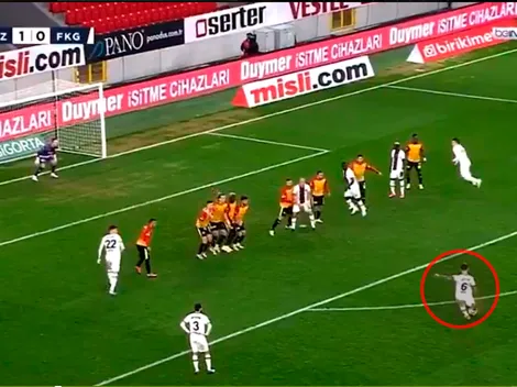 Te estamos esperando: golazo de tiro libre de Biglia en Turquía
