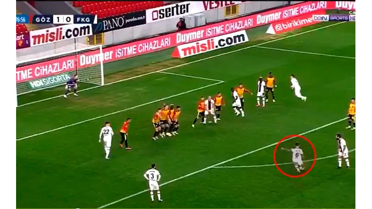 Te estamos esperando: golazo de tiro libre de Biglia en Turquía