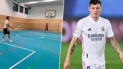 Kroos subió un video jugando al bádminton con su mamá y Lucas Vázquez lo trolleó