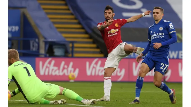 Celebra el Liverpool: en un partidazo, Leicester y Manchester United empataron 2 a 2