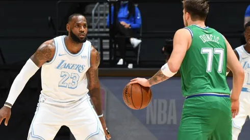 Luka Doncic y LeBron James
