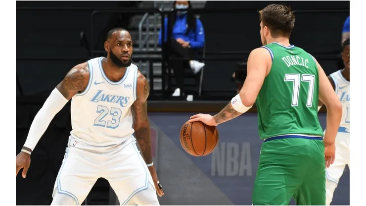 Luka Doncic y LeBron James