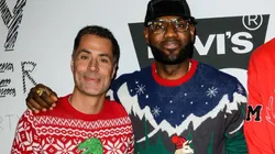 LeBron James festejando Navidad