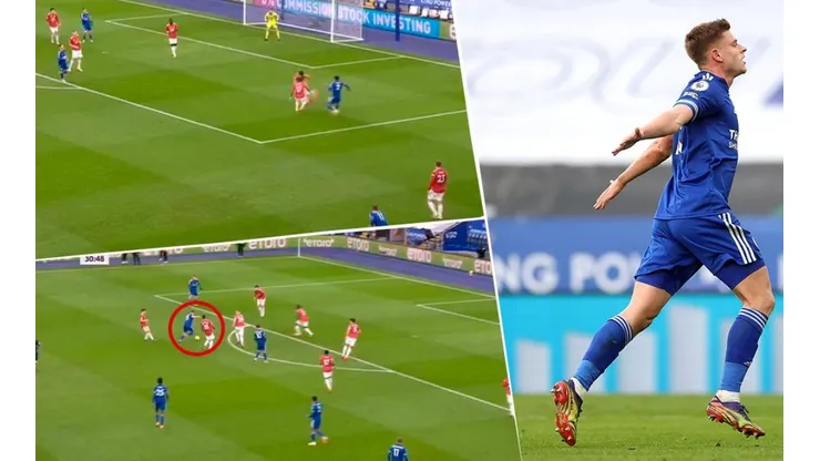 Insólita cadena de errores del United para el empate del Leicester